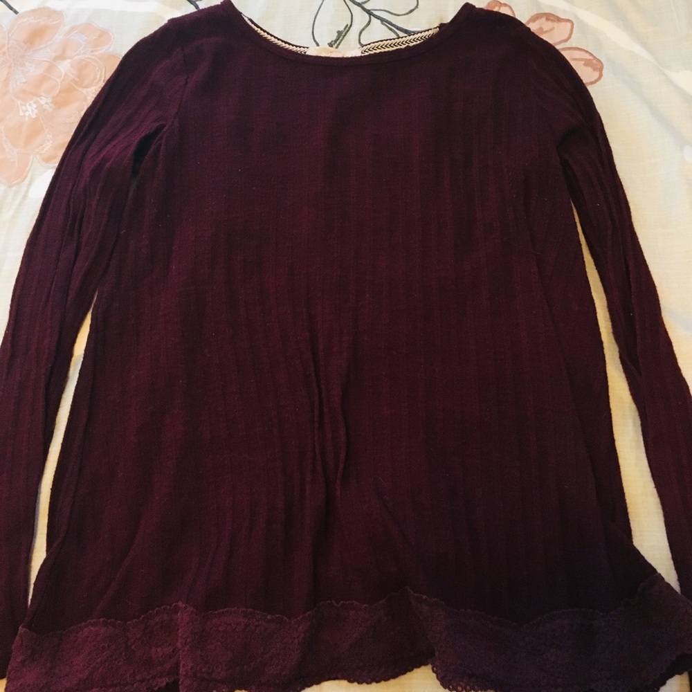Maroon long sleeve